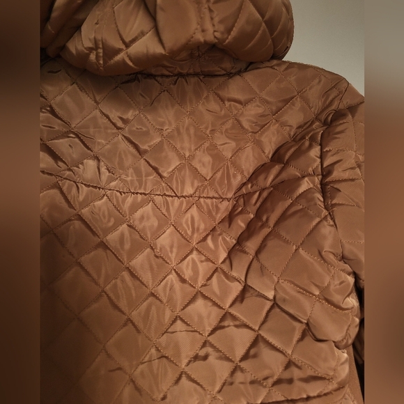 Quilted Brown Jacket, Size Medium - Picture 3 of 3